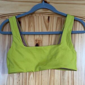 Left On Friday Chartreuse Sour Bikini Top